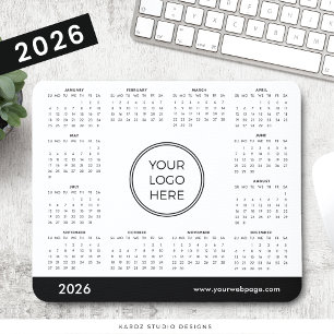 Benutzerdefinierte 2026 Kalender Geschäft Logo Mau Mousepad