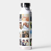 Benutzerdefinierte 20-Quadrat-Foto-Grid-Collage Trinkflasche (Links)