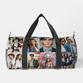 benutzerdefinierte 24-Foto-Schul- oder Hochschulta Duffle Bag