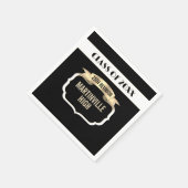Benutzerdefinierte 25. Abiturjubiläumsfeier Serviette (Ecke)