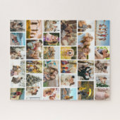 Benutzerdefinierte 28-Foto-Collage Puzzle (Horizontal)