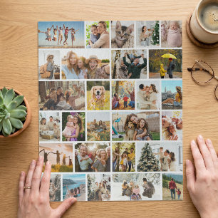 Benutzerdefinierte 28-Foto-Collage Puzzle
