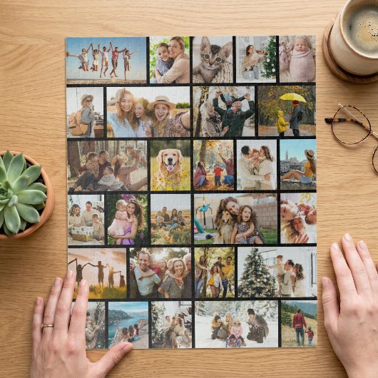Benutzerdefinierte 28-Foto-Collage Puzzle