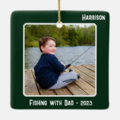 Benutzerdefinierte 2-Foto-2-seitige Emerald-Sonder Keramikornament (Rückseite)