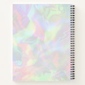 Benutzerdefinierte 2-Foto Collage mit modernem Skr Notizblock (Rückseite)