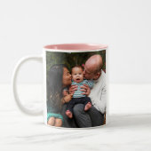 Benutzerdefinierte 2-Foto-Doppelseitige Personalis Zweifarbige Tasse (Links)