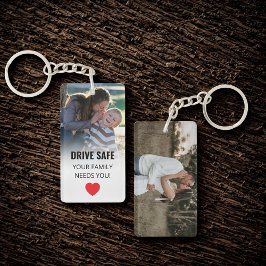 Benutzerdefinierte 2 Foto und Sicherheit des Nachr Schlüsselanhänger