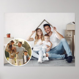 Benutzerdefinierte 2-FotoCollage Poster