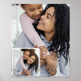 Benutzerdefinierte 2-FotoCollage Poster