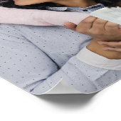 Benutzerdefinierte 2-FotoCollage Poster (Ecke)