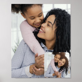 Benutzerdefinierte 2-FotoCollage Poster