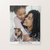 Benutzerdefinierte 2-Fotomaterial mit Personalisie Puzzle (Vertikal)