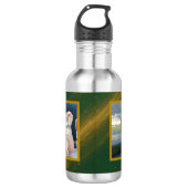 Benutzerdefinierte 2 Fotos Edelstahlflasche (Vorderseite)