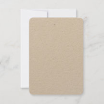 Benutzerdefinierte 3,5" x 5" Kraft-Einladungen mit