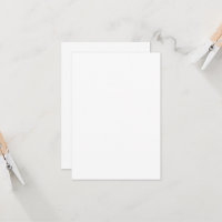 Benutzerdefinierte 3,5 x 5 Matte Flat Einladungen