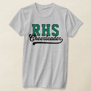 Benutzerdefinierte 3-Buchstaben-Hochschul-Anfangsb T-Shirt