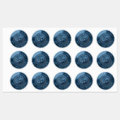 Benutzerdefinierte 3D-editierbare Blaue Folien-Zer Etiketten (Blatt)
