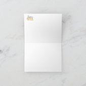 Benutzerdefinierte 40. Happy Birthday Card Karte (Innenseite)