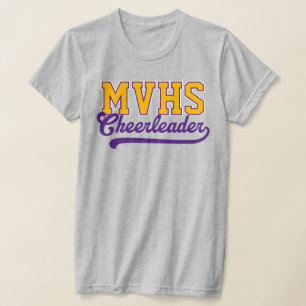 Benutzerdefinierte 4-Buchstaben-High-School-Anfang T-Shirt