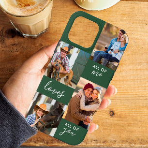 Benutzerdefinierte 4-Foto-All-of-Me-Loves-All-of-Y Case-Mate iPhone Hülle