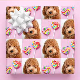 Benutzerdefinierte 4-Foto-Collage-Geschenkpapier i Geschenkpapier
