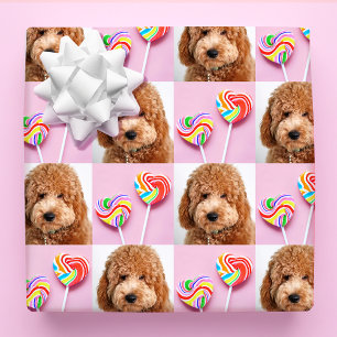 Benutzerdefinierte 4-Foto-Collage-Geschenkpapier i Geschenkpapier