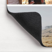 Benutzerdefinierte 4-Foto-Collage-Laptop-Hüllen Mousepad (Ecke)