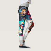 Benutzerdefinierte 4-Foto-Collage Leggings (Rechts)
