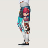 Benutzerdefinierte 4-Foto-Collage Leggings (Links)