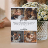 Benutzerdefinierte 4-Foto-Collage Osterpostkarten Einladung