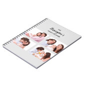 Benutzerdefinierte 4-Fotos Collage Rectangle Frame Notizblock (Linke Seite)