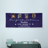 Benutzerdefinierte 4- oder 5-Foto-Graduierungspart Banner (Messeveranstaltung)