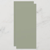 Benutzerdefinierte 4x9" grüne Vorlage (Vorne/Hinten)