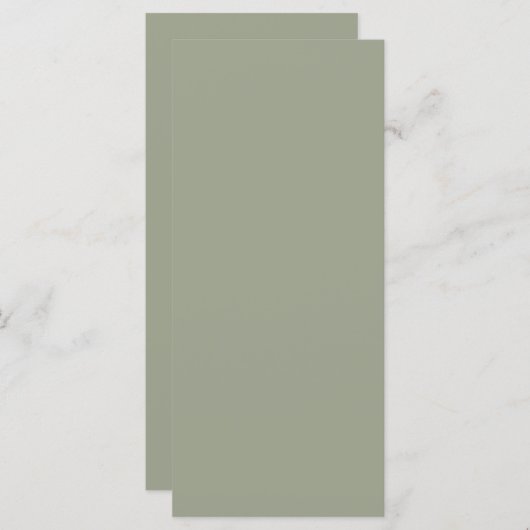 Benutzerdefinierte 4x9" grüne Vorlage (Vorne/Hinten)