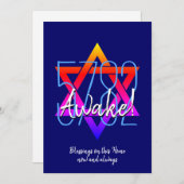 Benutzerdefinierte 5782 Hebräische Neujahrskarte (Vorne/Hinten)