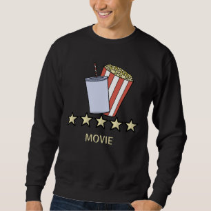 Benutzerdefinierte 5-Sterne-Filmkritik Popcorn Get Sweatshirt