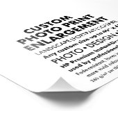 Benutzerdefinierte 6"x4" Landscape Foto Erweiterun (Ecke)