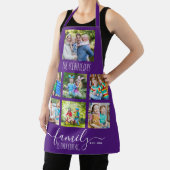 Benutzerdefinierte 7-Foto-Collage Familienname Zit Schürze (InSitu)