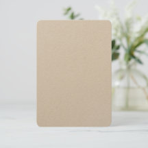 Benutzerdefinierte 8,9 cm x 12,7 cm Kraft-Einladun