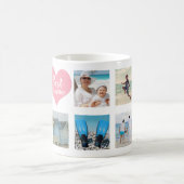 Benutzerdefinierte 8-Foto-Beste Tochterkollektion Kaffeetasse (Mittel)
