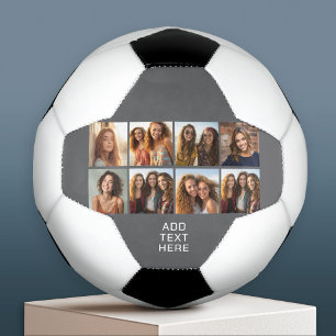 Benutzerdefinierte 8-Foto-Collage mit quadratische Fußball