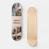 Benutzerdefinierte 8-Foto-Collage Personalisierter Skateboard (Vorderseite)