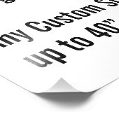 Benutzerdefinierte 8"x12"-Foto-Erweiterung bis zu Fotodruck (Ecke)