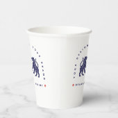 Benutzerdefinierte 8oz-Papierbecher | Becher mit I (Rechts)