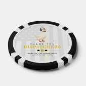 Benutzerdefinierte 911-Dispatcher-Gans mit Headset Pokerchips (Einzeln)