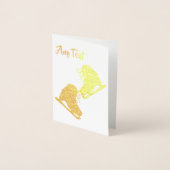 Benutzerdefinierte Abbildung Skaten Folienkarte (Vorderseite)