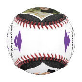 Benutzerdefinierte Abschluss 4-Foto-Klasse von 202 Baseball (Rückseite)