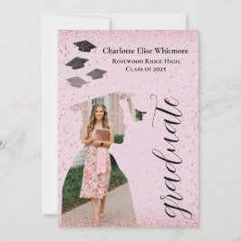 Benutzerdefinierte Abschluss Einladung und Ankündi