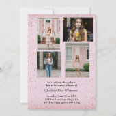 Benutzerdefinierte Abschluss Einladung und Ankündi (Rückseite)