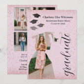 Benutzerdefinierte Abschluss Einladung und Ankündi (Vorne/Hinten)